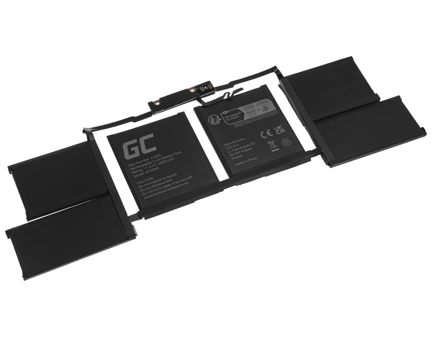 Green Cell baterija A1820 za Apple MacBook Pro 15 A1707 (2016, 2017) (AP30WX)